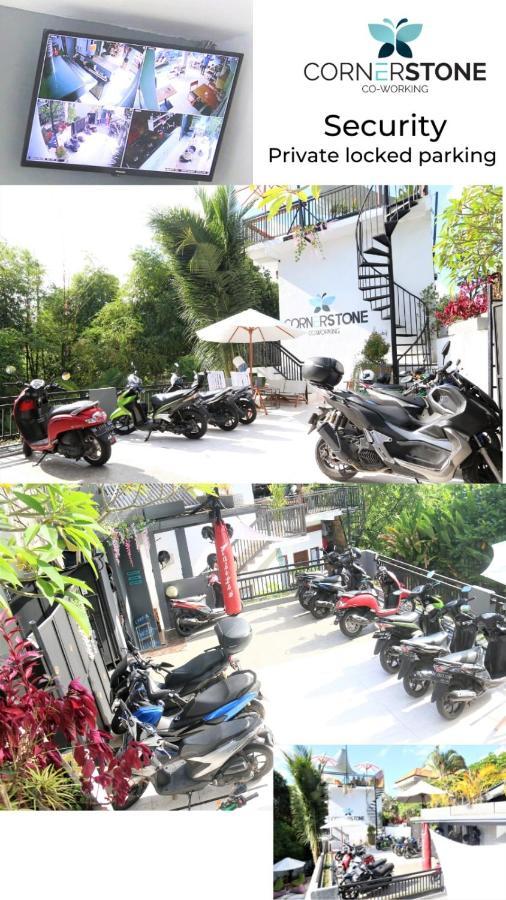 Albergue Cornerstone Bali Coworking Canggu Exterior foto