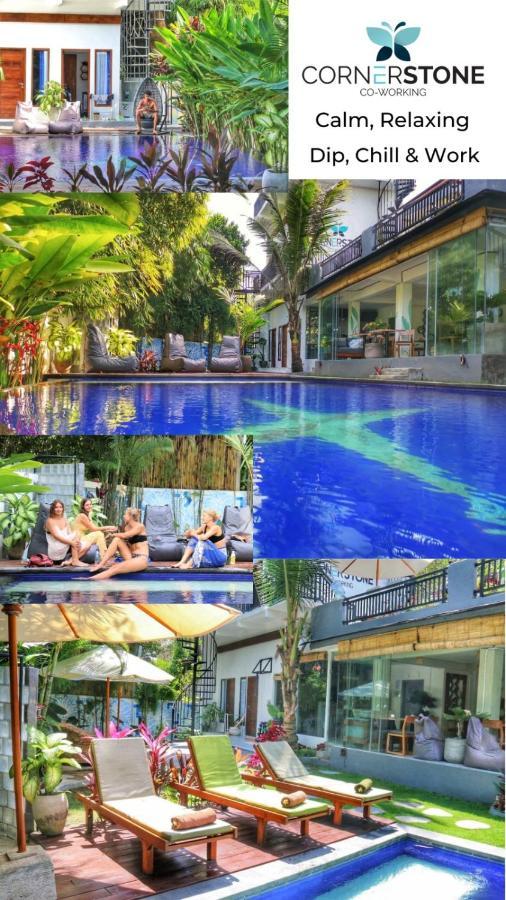 Albergue Cornerstone Bali Coworking Canggu Exterior foto