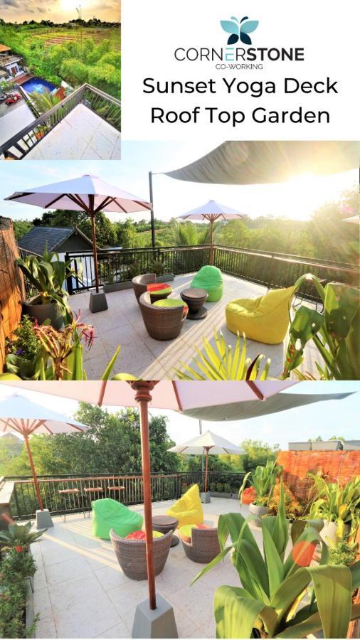 Albergue Cornerstone Bali Coworking Canggu Exterior foto